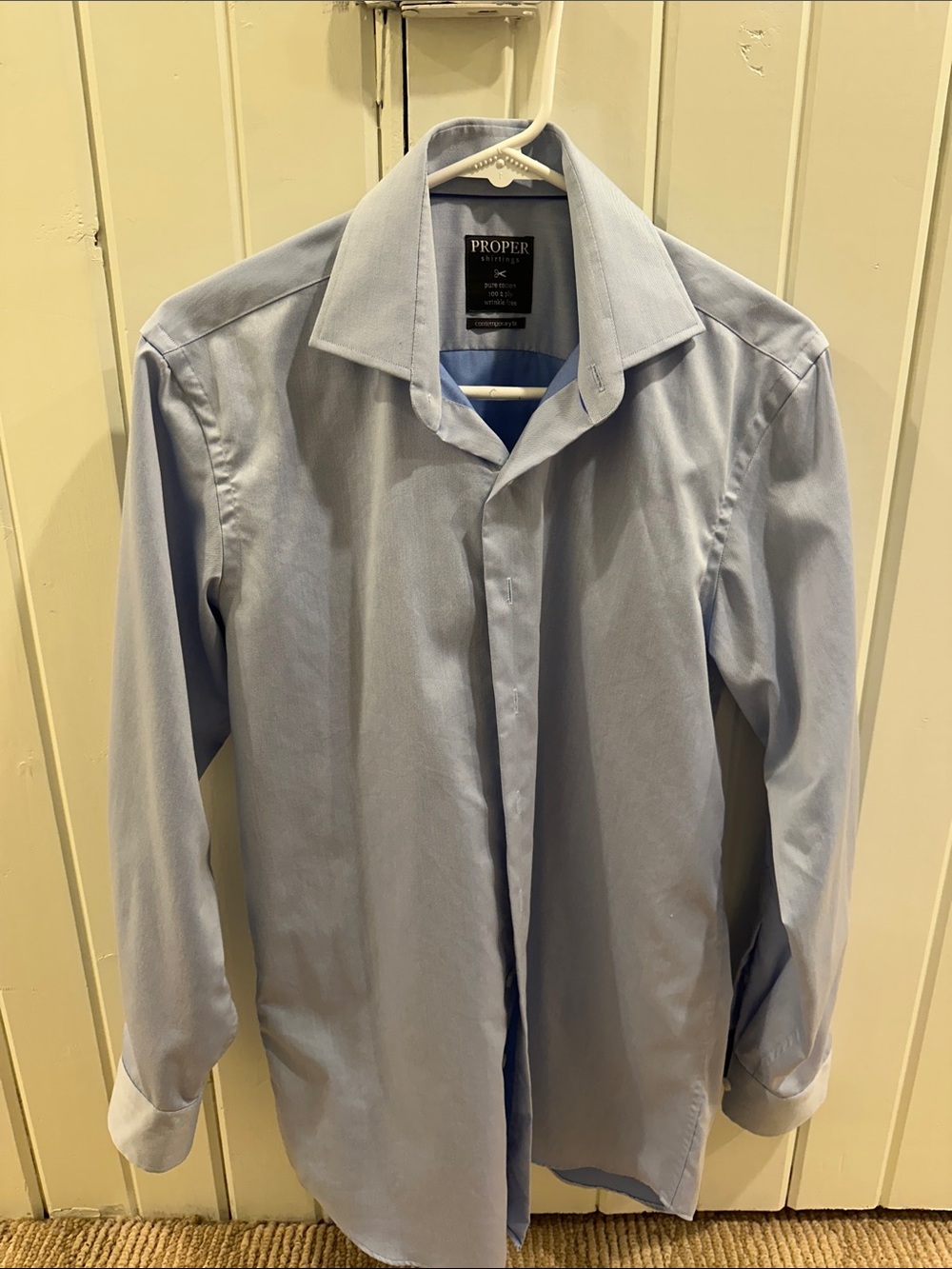 Proper Light Blue Men's Dress Shirt 
15 32 33.  Only worn twice.